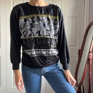 Vintage Bonnie and Bill by Holly Sweater Size S